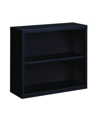AleraTwo-Shelf Metal Bookcase, 34.3" x 13" x 30", Black (ALE21201) ALE21201