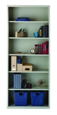 BOOKCASE,6-SHELF,GY