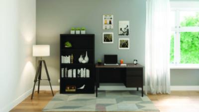 BOOKCASE,4-SHELF,BK