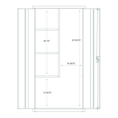 STORAGE,JAN/SAN CAB,GY