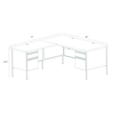 DESK,L RETURN BK/WA,BK