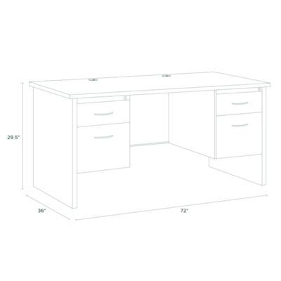 DESK,EXEC DOUBLE PED,CC