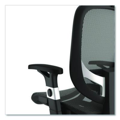 Alera Minerva Ergonomic Mesh Swivel Task Chair, Supports Up to 275lb, 17.24 to 20.98 Seat Height, Gray Seat/Back, Silver Base