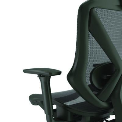 Alera Taunton Ergonomic Mesh Swivel Task Chair, Supports Up to 275lb, 17.44 to 20.98 Seat Height, Black Seat/Back, Black Base