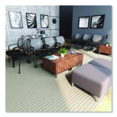 Alera Wessex Mesh Fabric Guest Chair, 24.41 x 23.62 x 35.04, Black Seat, Black Back, Black Base