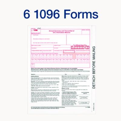 4-Part 1099-MISC Tax Forms with Tax Forms Helper, 2024, Four-Part Carbonless, 8.5 x 5.5, 2 Forms/Sheet, 50 Forms Total