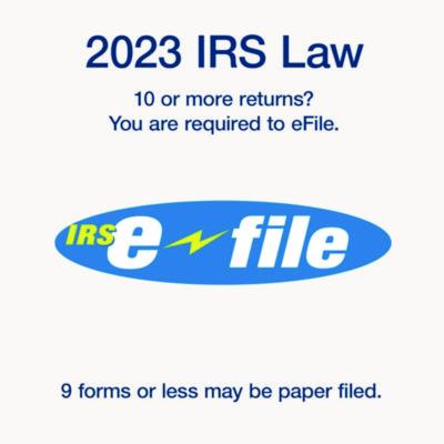 4-Part 1099-NEC Continuous Feed Tax Forms, Fiscal Year: 2024, Four-Part Carbonless, 8.5 x 5.5, 2 Forms/Sheet, 24 Forms Total