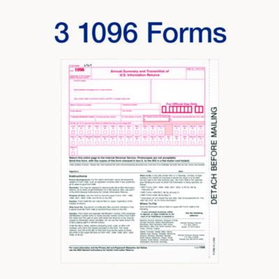 4-Part 1099-NEC Tax Form Kit with Security Envelopes and Tax Forms Helper, 2024, 8.5 x 3.5, 3 Forms/Sheet, 24 Forms Total