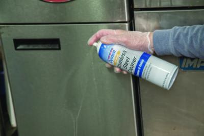 Stainless Steel Cleaner, 16 oz Aerosol Spray, 12/Carton