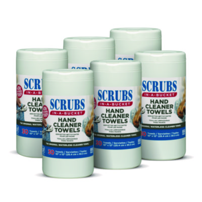 SCRUBS® Hand Cleaner Towels