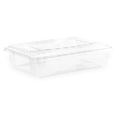 StorPlus Polycarbonate Food Storage Container, 8.5 gal, 18 x 26 x 6, Clear, Plastic
