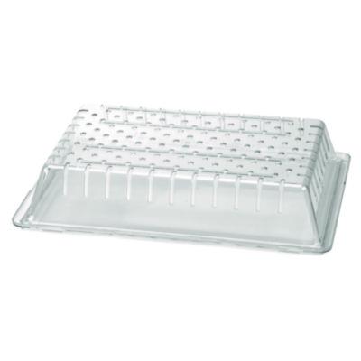 StorPlus Polycarbonate Food Storage Container Colander, 18 x 26, Clear, Plastic