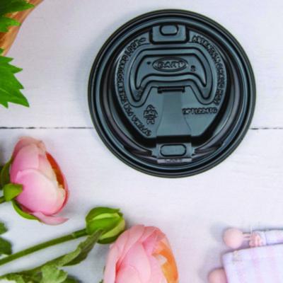 Dart Optima Reclosable Lids for Hot Paper Cups, Fits 12 oz to 24 oz Hot Cups, Plastic, Black, 1,200/Carton (DCCOPT1224TGB) DCCOPT1224TGB