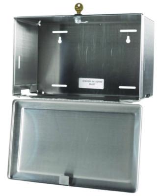 Bobrick Surface-Mounted Paper Towel Dispenser, 12.13 x 6.13 x 7.25, Satin Finish Stainless Steel (BOB263) BOB263