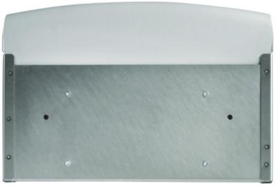 Bobrick ConturaSeries Surface-Mounted Napkin/Tampon Vendor, Stainless Steel, 12 x 8 x 26, Silver (BOBB2706) BOBB2706