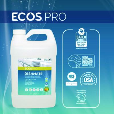 Dishmate Manual Dish Liquid, 128 oz Bottle