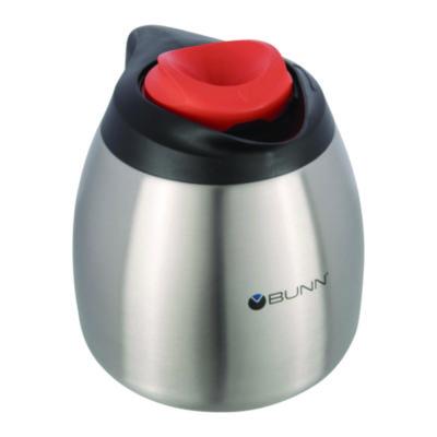 1.9 Liter Thermal Carafe, Stainless Steel/Black/Orange (Decaf)