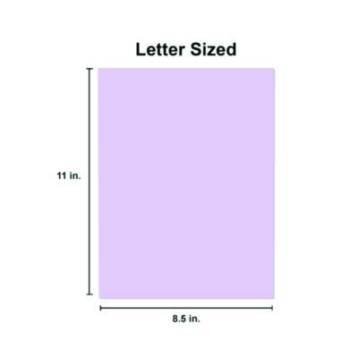 Deluxe Colored Paper, 20 lb Bond Weight, 8.5 x 11, Orchid, 500 Sheets/Ream, 10 Reams/Carton