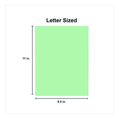 Universal Deluxe Colored Paper, 20 lb Bond Weight, 8.5 x 11, Green, 500 Sheets/Ream, 10 Reams/Carton UNV11203CT