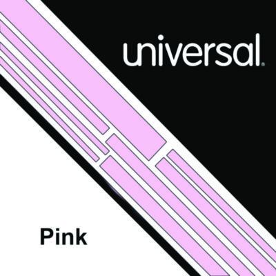 Universal Deluxe Colored Paper, 20 lb Bond Weight, 8.5 x 11, Pink, 500 Sheets/Ream, 10 Reams/Carton UNV11204CT