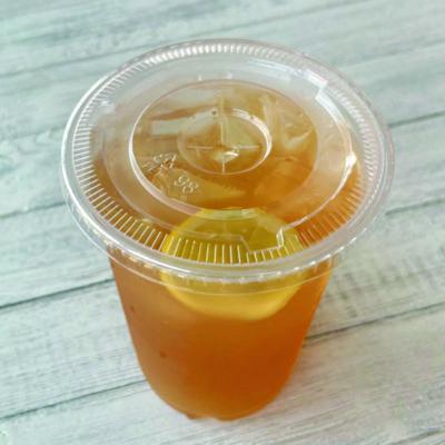 PET Cold Cup Lids, Fits 14 oz to 24 oz Cold Cups, Plastic, Clear, 100/Sleeve, 10 Sleeves/Carton