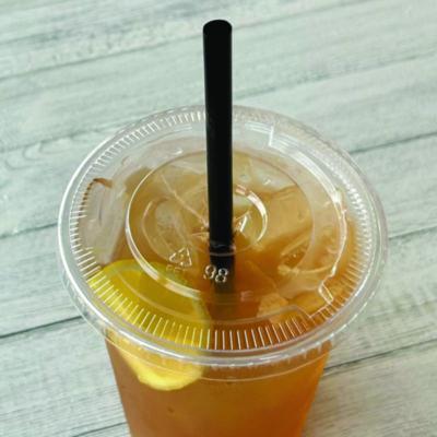 PET Cold Cup Lids, Fits 14 oz to 24 oz Cold Cups, Plastic, Clear, 100/Sleeve, 10 Sleeves/Carton