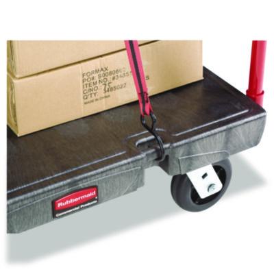 Heavy-Duty Platform Truck Cart, 2,000 lb Capacity, 24 x 48 Platform, Black