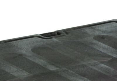 Platform Truck, 2,000 lb Capacity, 24 x 48 x 7, Black