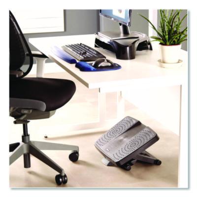 Ultimate Foot Support, HPS, 17.75w x 13.25d x 4 to 6.5h, Black/Gray