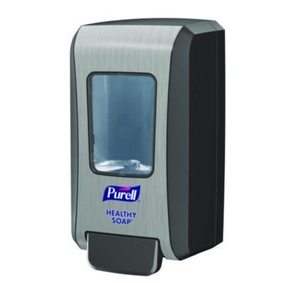 FMX-20 Soap Push-Style Dispenser, 2,000 mL, 4.68 x 6.6 x 11.66, Graphite, 6/Carton