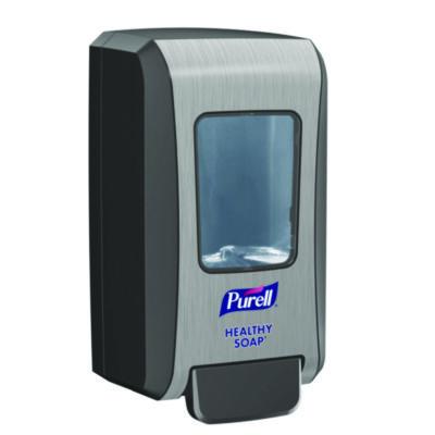 FMX-20 Soap Push-Style Dispenser, 2,000 mL, 4.68 x 6.6 x 11.66, Graphite, 6/Carton