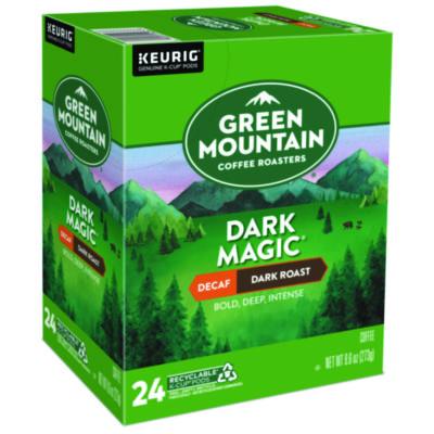 Green Mountain Coffee Dark Magic Decaf Extra Bold Coffee K-Cups, 24/box (GMT4067) GMT4067