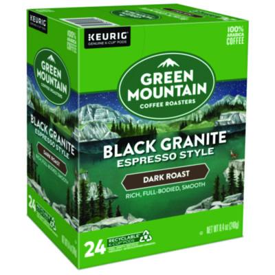 Green Mountain Coffee Black Granite Espresso Style K-Cups, 24/Box (GMT9530) GMT9530