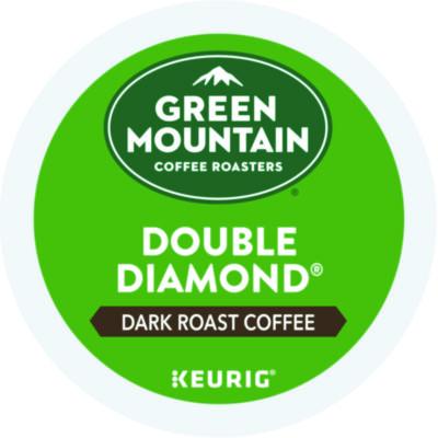 Green Mountain Coffee Double Black Diamond Extra Bold Coffee K-Cups, 96/carton (GMT4066CT) GMT4066CT