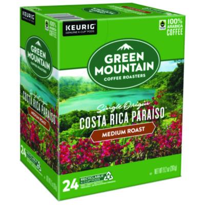Green Mountain Coffee K-Cup Pods Costa Rica Paraiso, 24/box (GMT8087) GMT8087