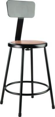 NPS® 6200 Series Heavy Duty Steel Stool With Backrest