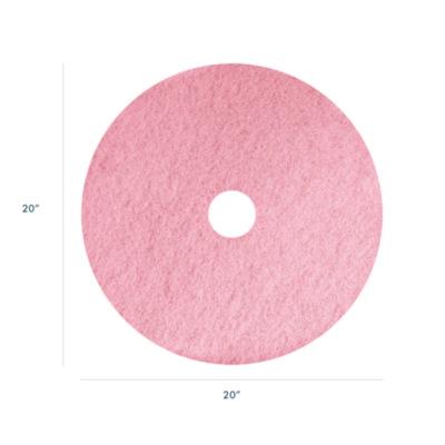 Americo Remover Burnishing Pads, 20", Pink, 5/Carton (AM7403420) AM7403420