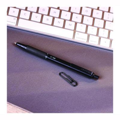 G-750 Gel Pen, Retractable, Medium 0.7 mm, Black; Blue Ink, Black Barrel, 2/Pack