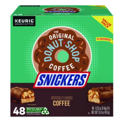 SNICKERS Flavored Coffee K-Cups, 48/Box