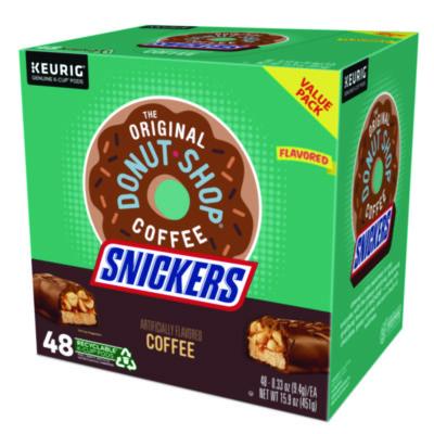 SNICKERS Flavored Coffee K-Cups, 48/Box
