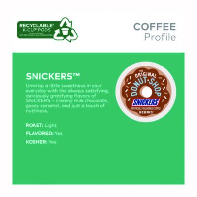 SNICKERS Flavored Coffee K-Cups, 48/Box