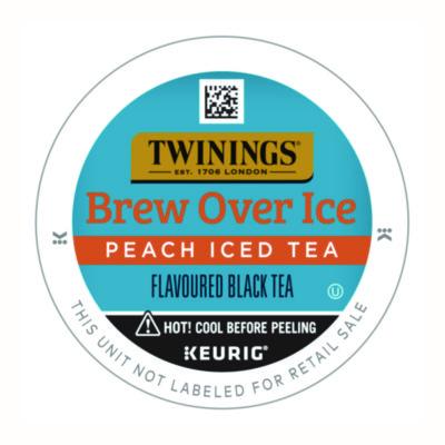 Brew Over Ice K-Cups, Peach, 24/Box
