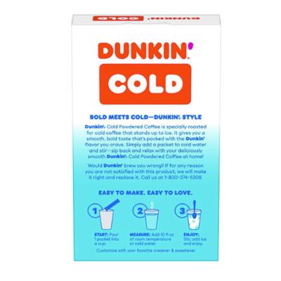 Cold Powdered Coffee, 1.02 oz Packet, 6/Box