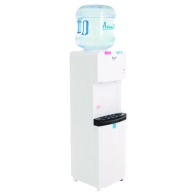 Hot And Cold Water Stand Up Dispenser, 3-5 Gal, 11 X 12 X 36, White