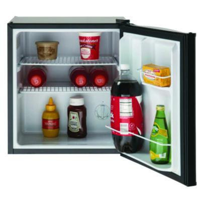 1.7 Cu. Ft. All Refrigerator, Stainless Steel/black
