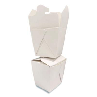 Food Pail, 32 oz, 4 x 3.69 x 4.55, White, Paper, 400/Carton