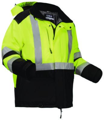 ergodyne® GloWear Class 3 Hi-Vis Winter Jacket with AmpliFIRE Heat Reflective Lining