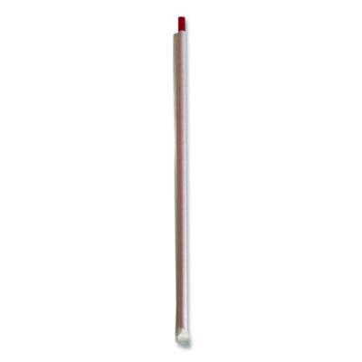 Boardwalk Wrapped Giant Straws, 10.25", Polypropylene, Red, 1,200/Carton (BWKGST1025RD) BWKGST1025RD