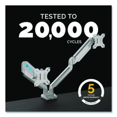 Platinum Series Dual Monitor Arm, For 27