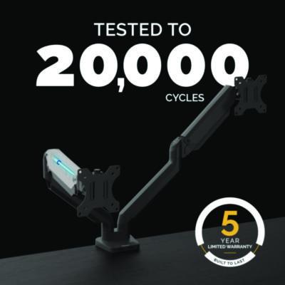 Platinum Series Dual Monitor Arm for 27